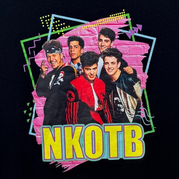 New Kids On The Block 2024 Magic Summer 40th Anniversary Tee Unisex S Black - Picture 2 of 8